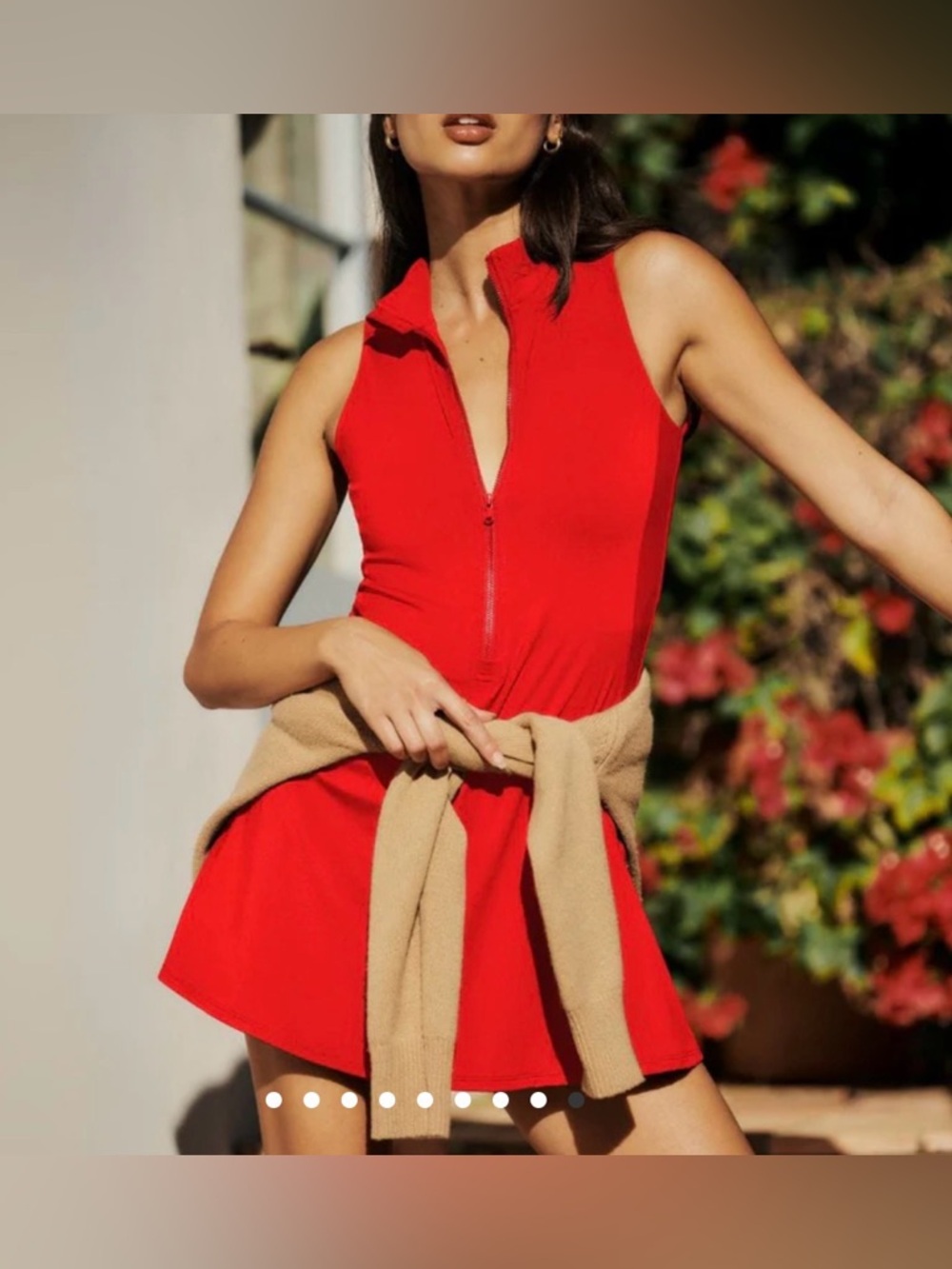 Recess Merrit Athletic Dress Poppy Red Size Large like new